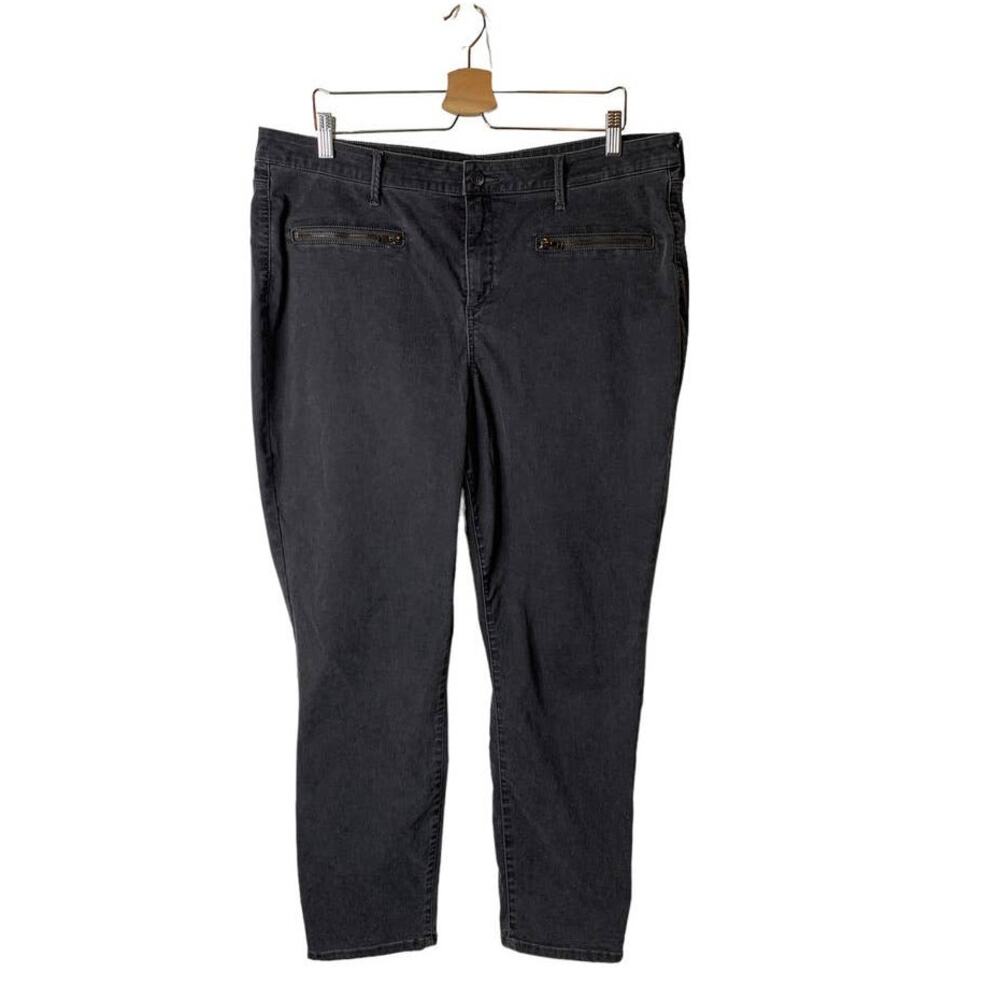 18 Plus NYDJ Women's Straight Jeans - Black